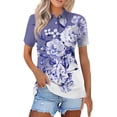 thumbnail image 1 of BDPORKAS Polo Shirts For Women Cotton Short Sleeve Loose Summer Golf Shirt Lightweight Tee Tops, 1 of 4