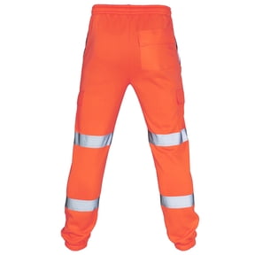 BDPORKAS Safety Pants for Men Reflective High Visibility Cargo Pants Multiple Pockets Hi-Vis Workwear Work Trousers