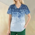 thumbnail image 1 of BDPORKAS Scrub Tops Women Medical Scrubs Plus Size Stretch V Neck Blouse Shirt Workwear Working Uniform, 1 of 6