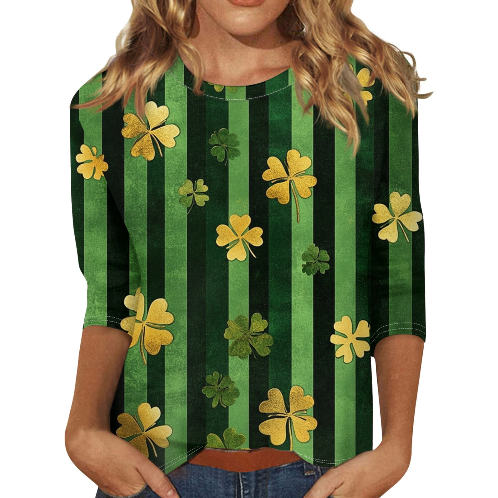sexy green tops in plus size for st patricks day