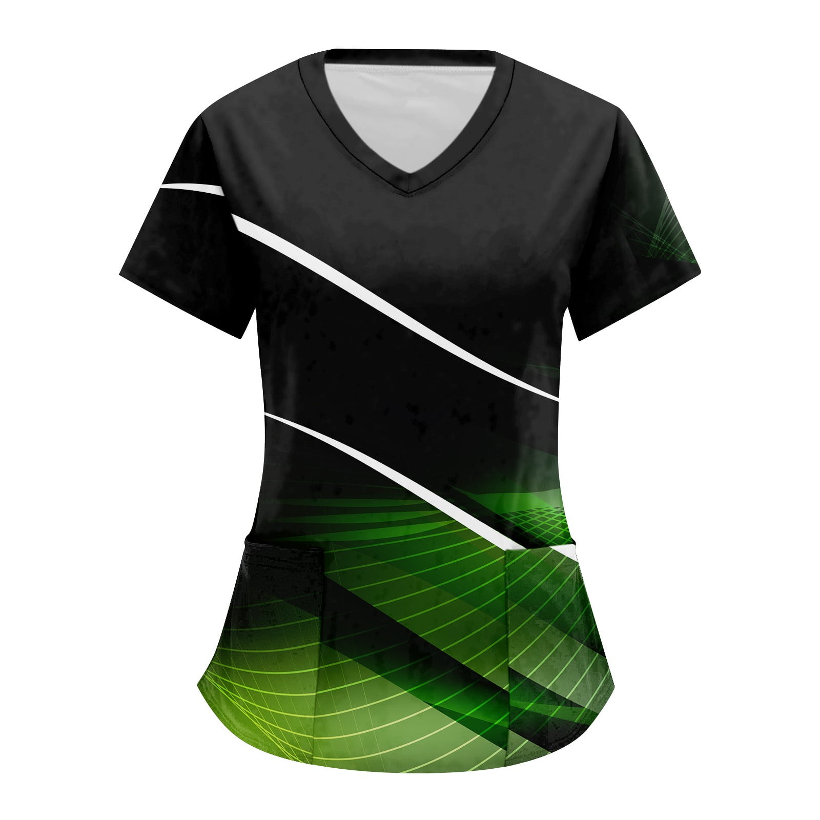 BDPORKAS Stretch Scrubs for Women,Womens Plus Size Scrub Tops Working