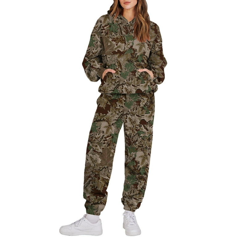 Camo tracksuit womens deals