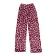 thumbnail image 1 of BDPORKAS Women's Fleece Lined Pants with Pockets Leopard Print Warm Thick Side Drawstring Soft Pants, 1 of 3
