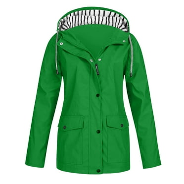 BDPORKAS Women's Rain Jackets Waterproof Raincoats with Hood Lightweight Windbreaker Jacket for Travel Hiking Running
