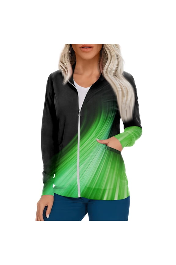 Women's Stretch Scrub Jacket - Comfortable and Professional Uniform Coat