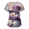 thumbnail image 1 of BDPORKAS Womens Print Scrub Tops Fashion Tie Dye Print Petite Comfort Fit Short Sleeve V Neck Blouse Tee Top Working Uniform Shirts Medical Uniforms & Scrubs Workwear, 1 of 3