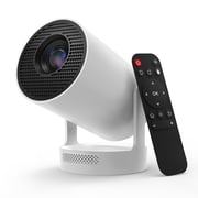 BDQ 210 ANSI Mini Projector with WiFi & Bluetooth, Portable 1080P Smart Projector, 4K Support, for Bedroom & Outdoor Movie