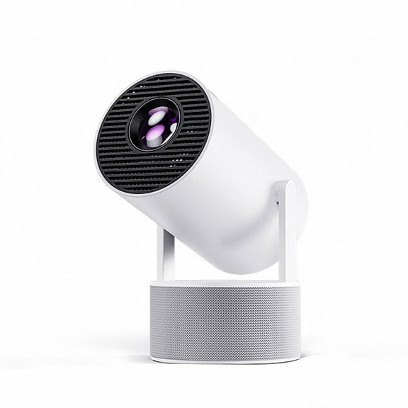 BDQ HY-300PRO-KTV Mini Portable Projector with 180 Stand, 4K Support, Bluetooth, WiFi 6  Home Theater Video Projector for Phone, PC, Laptop