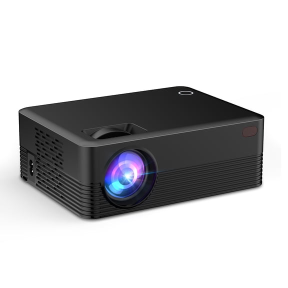 BDQ Projector with WiFi and Bluetooth,Support 8K 1080P 250ANSI,Portable Projector with Rack,40"-200" Screen Video,Compatible with Smartphone,TV Stick,Laptop,HDMI,USB (Black)