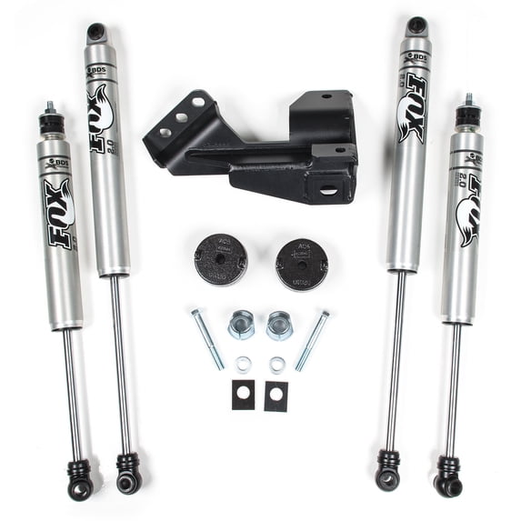 BDS 2" Leveling Kit With Fox 2.0 Shocks,Fits 2017-2019 F250/F350 Super Duty,4WD