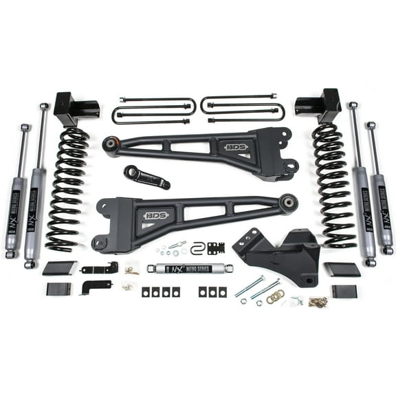 BDS 5" Radius Arm Lift Kit,NX2 Shocks,20-22 Ford F250/F350 Super Duty,Diesel