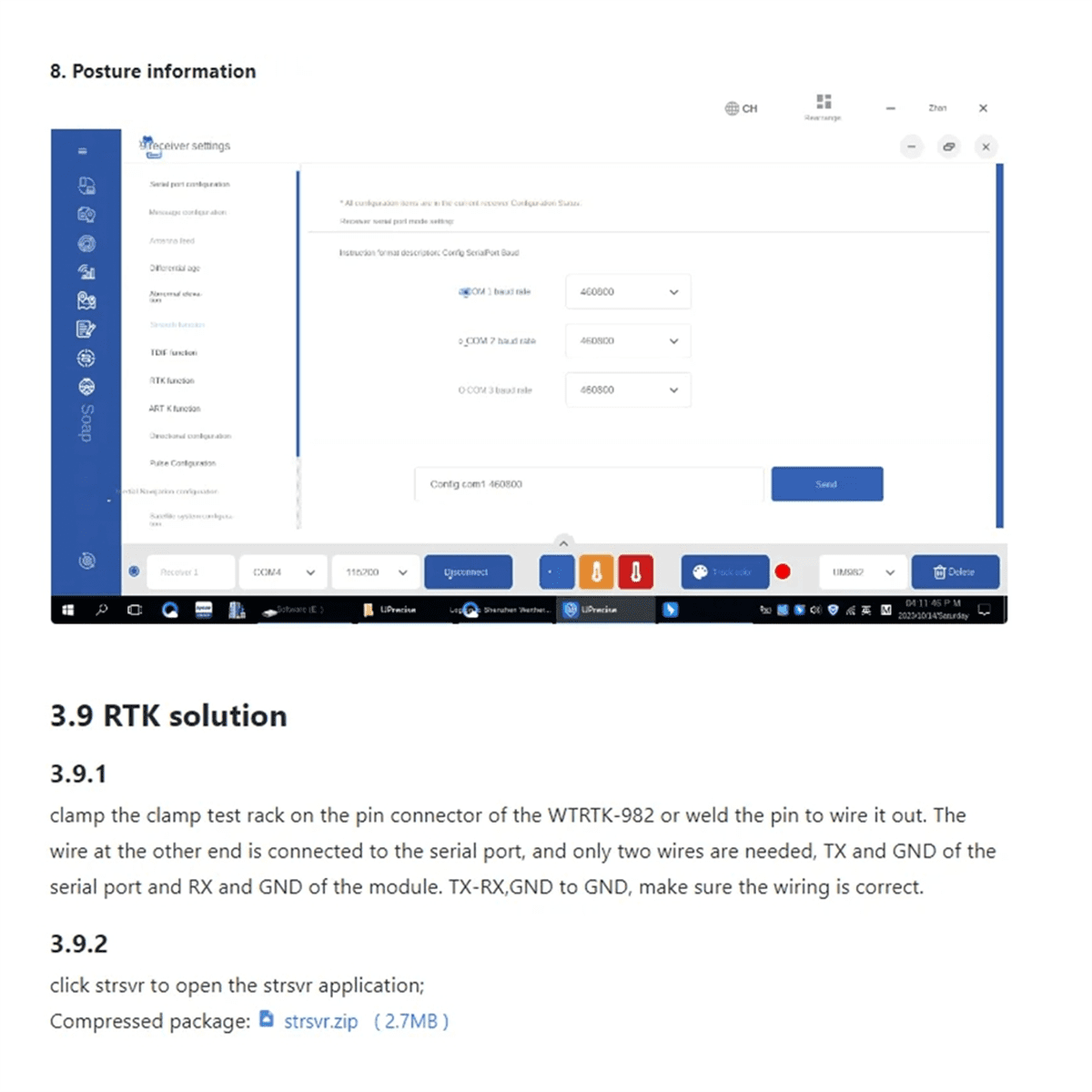 BDS/GNSS High Precision Positioning Orientation Module GPSRTK