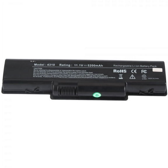 BDS NEW Replacement Laptop/Notebook Battery for Gateway NV5378U 4400mAh 48Wh 6 Cell Li-ion 11.1V Black Compatible Battery