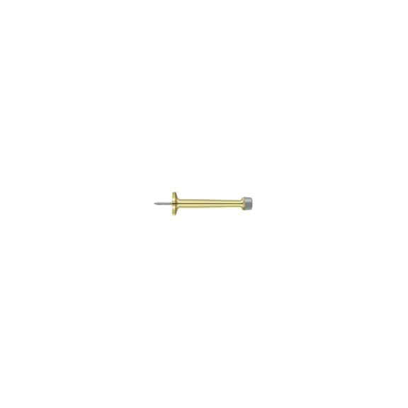 BDS425U3 4" Solid Door Stop - Polished Brass