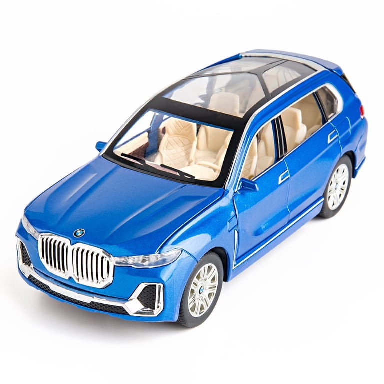 BDTCTK BMW X7 SUV, 1/24 Diecast Toy Car, Pull-Back, Lights, Sounds