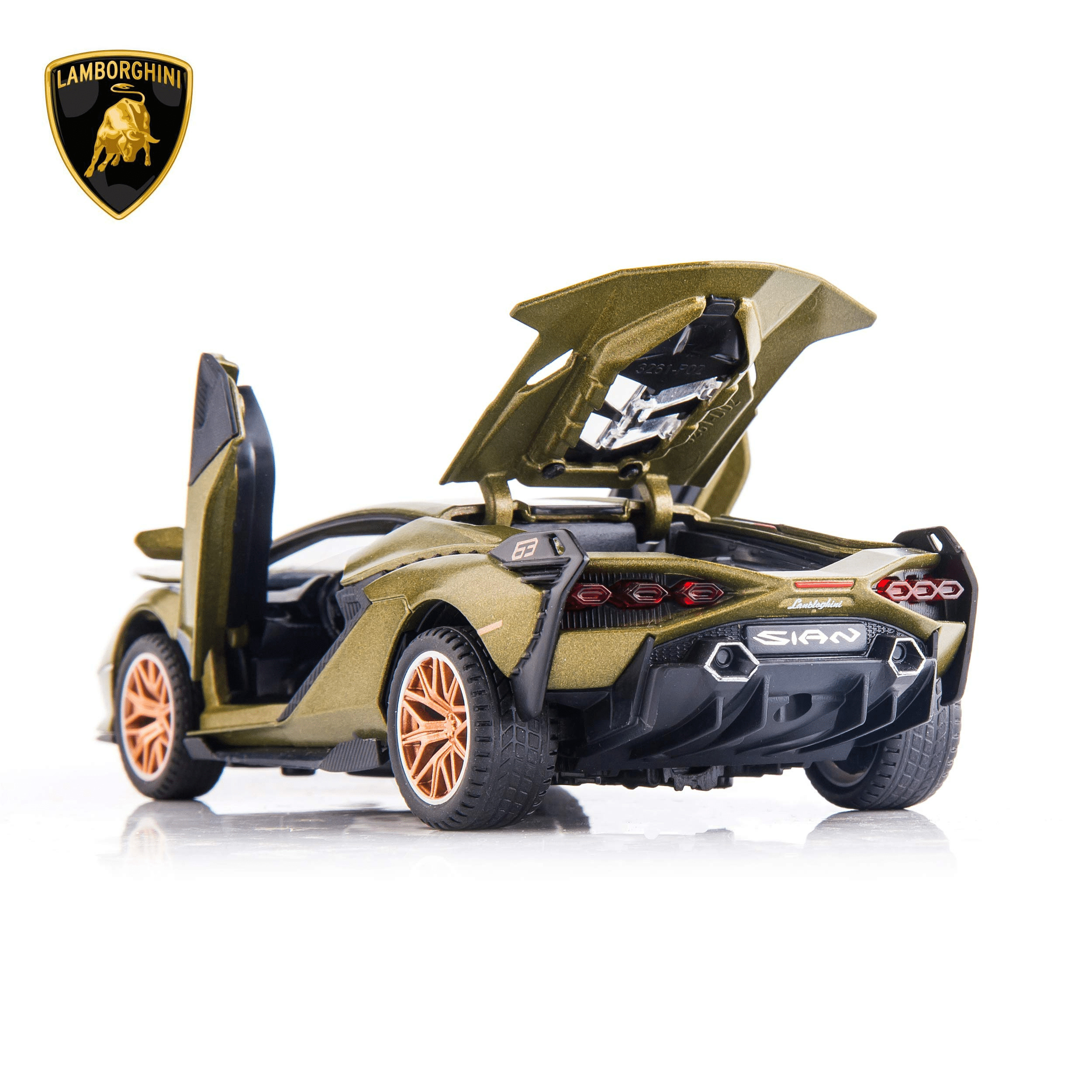 BDTCTK Sian FKP37 Car Model Toy 1:32 Child Sound and Light Pull Back Car Zinc Alloy Casting Toys for Kids Boy Girl Gift