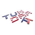 thumbnail image 1 of BDTrims | 3D Tailgate Letters Inserts fits 2014-2021 Tundra Models (American Flag Reflective), 1 of 5