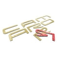 thumbnail image 1 of BDTrims Bumper & Front Raised ABS Plastic Letters compatible with 1992-2002 Camaro Models (Gold), 1 of 2