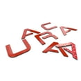 thumbnail image 1 of BDTrims | Bumper Letters fits Acura TL 2004-2008 Front Plastic Inserts (Red), 1 of 3