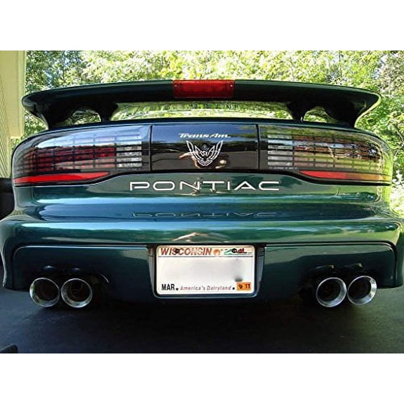 BDTrims | Bumper Plastic Letters Inserts fits 1993-2002 Firebird/Trans Am Models (Chrome)