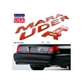 thumbnail image 1 of BDTrims | Bumper Plastic Letters Inserts fits 2000-2004 Marauder Models (Red), 1 of 3
