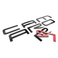 thumbnail image 1 of BDTrims | Front & Rear Bumper Plastic Letters Inserts fits 1992-2002 Camaro Models (Black), 1 of 2