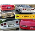 thumbnail image 1 of BDTrims | Front & Rear Plastic Letters Inserts for 1984-1990 Corvette C4 Models (Chrome), 1 of 3