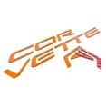 thumbnail image 1 of BDTrims | Front and Rear Plastic Letters Inserts Set fits 1997-2004 Corvette C5 Models (Orange), 1 of 2