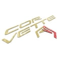 thumbnail image 1 of BDTrims Front and Rear Raised Letters Compatible with 1997-2004 Corvette C5 Models (Gold), 1 of 2