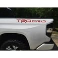 thumbnail image 1 of BDTrims | Letters Inserts fits TRD Pro Truck Bed 2014-2019 Tundra Models - Both Sides (Red), 1 of 2