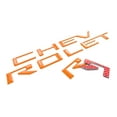thumbnail image 1 of BDTrims Tailgate 3D Domed Raised Letters Compatible with 2019-2024 Silverado Models (Orange), 1 of 2