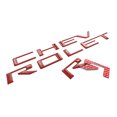 thumbnail image 1 of BDTrims Tailgate 3D Domed Raised Letters Compatible with 2019-2024 Silverado Models (Red Carbon), 1 of 2