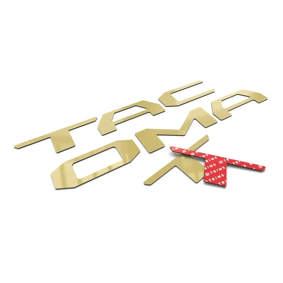 BDTrims Tailgate 3D Raised Letters Compatible with 2016-2020 Tacoma Models (Gold)