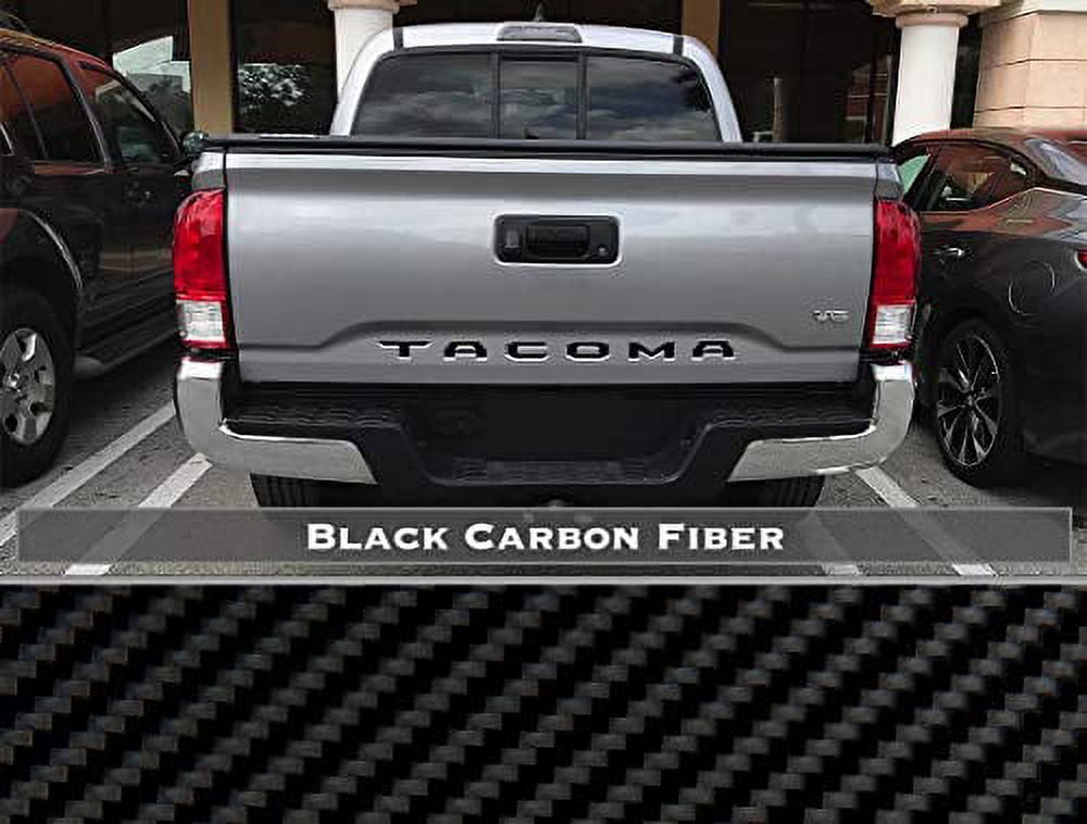 BDTrims | Tailgate Letters Inserts Fits 2016-2019 Tacoma Models (Black ...