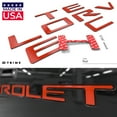 thumbnail image 1 of BDTrims | Tailgate Plastic Letters Inserts fits 2019-2024 Silverado Models (Red), 1 of 2