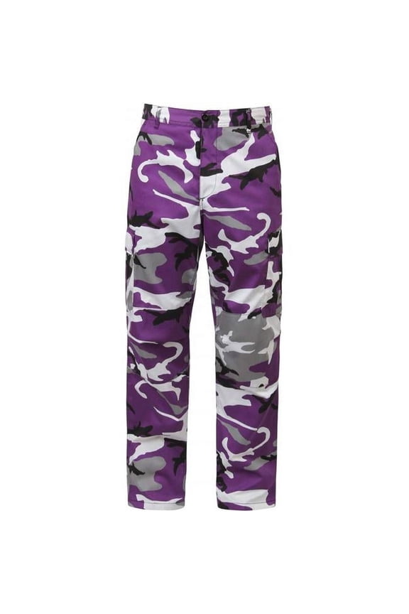 BDU Tactical Pants, Ultra Violet Camo - Small