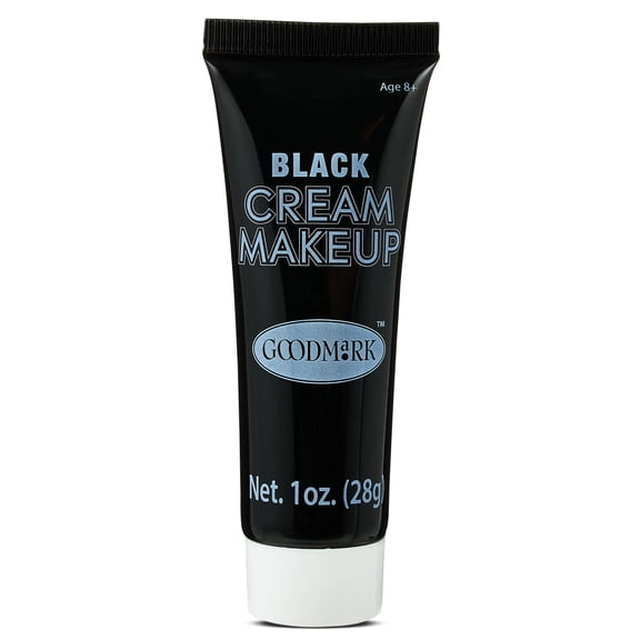 Body Paint, Halloween Make-Up for Adults, Black, 1oz , by Goodmark