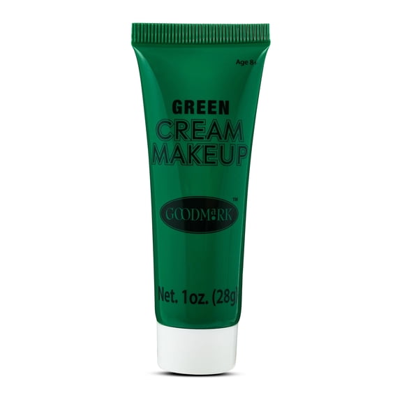 Halloween Make-Up for Adults Body Paint, Green, 1oz by Goodmark USA