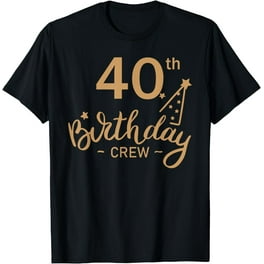 Womens It's My Birthday T-Shirt Birthday Squad Party Crew