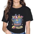 thumbnail image 1 of BE A BUCKET FILLER Bubble water graphic print t-shirt short sleeve suitable as a gift., 1 of 3
