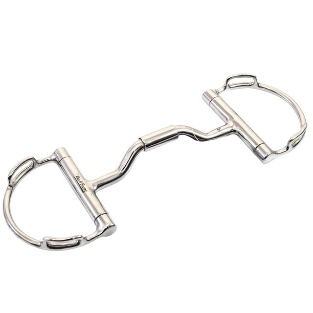 BE Bar H Equine Stainless Steel Med D Ring Racking Snaffle BitBits for