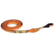 BE Bar H Equine Western Horse 8ft Natural Rawhide Braiding American Leather Split Reins