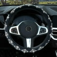 BE Car Steering Wheel Cover Inlaid Elastic Anti Slip Without G1D3 Rings' Inner O1K5