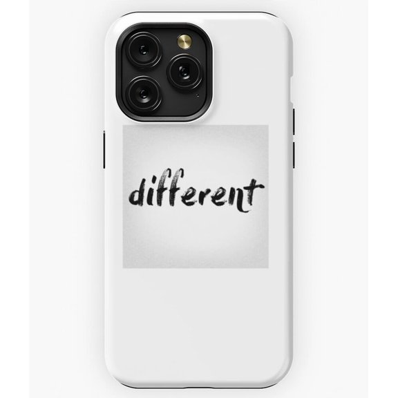 BE DIFFERENT AND UNIQUE Quote M1542 Phone Case for iPhone 17 16 15 14 13 12 11 Pro Max
