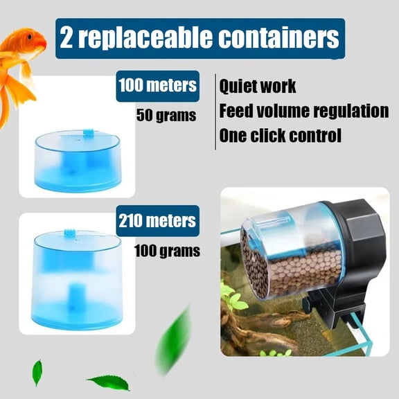 BE Electric Aquariums Automatic Fish Feeder Fish Tank Dispenser✨s Food Timers O6T1