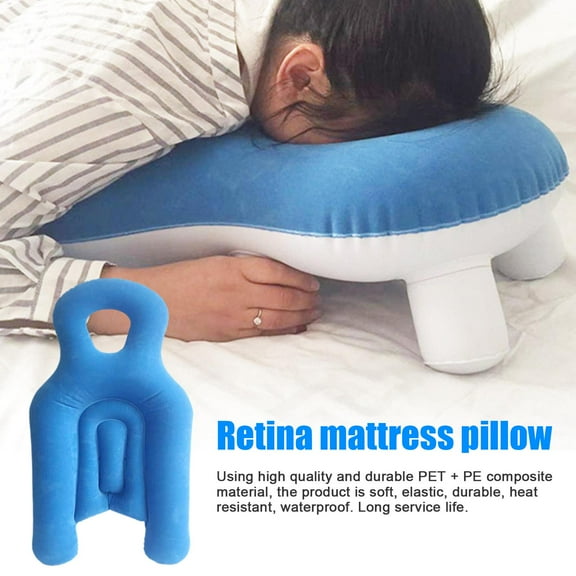 BE Face Down Pillow After Eye Surgery Inflatable Retina Lying Pillow Portable Pr & Z9V6