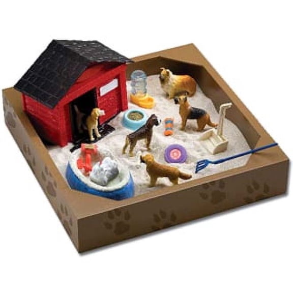 BE Good Company My Little Doggie Day Care 10.00" x 20.00" x 3.00'' Sandbox Set, 3.2 lbs