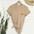 thumbnail image 1 of BE HAPPY SMILEY FACE Graphic Short sleeve T-Shirt Plus Size, 1 of 5