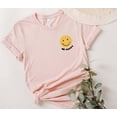 thumbnail image 1 of BE HAPPY SMILEY FACE Graphic Short sleeve T-Shirt, 1 of 5