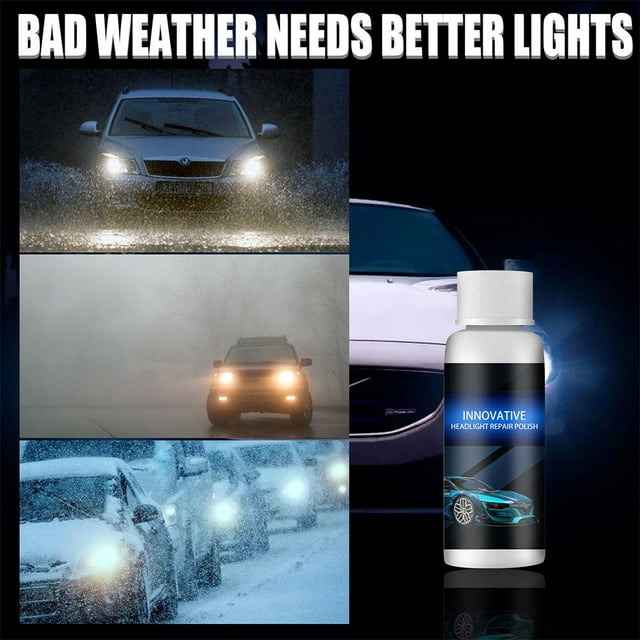 BE Headlight Cover Len Restorer Cleaner Repair Liquid Polish Car